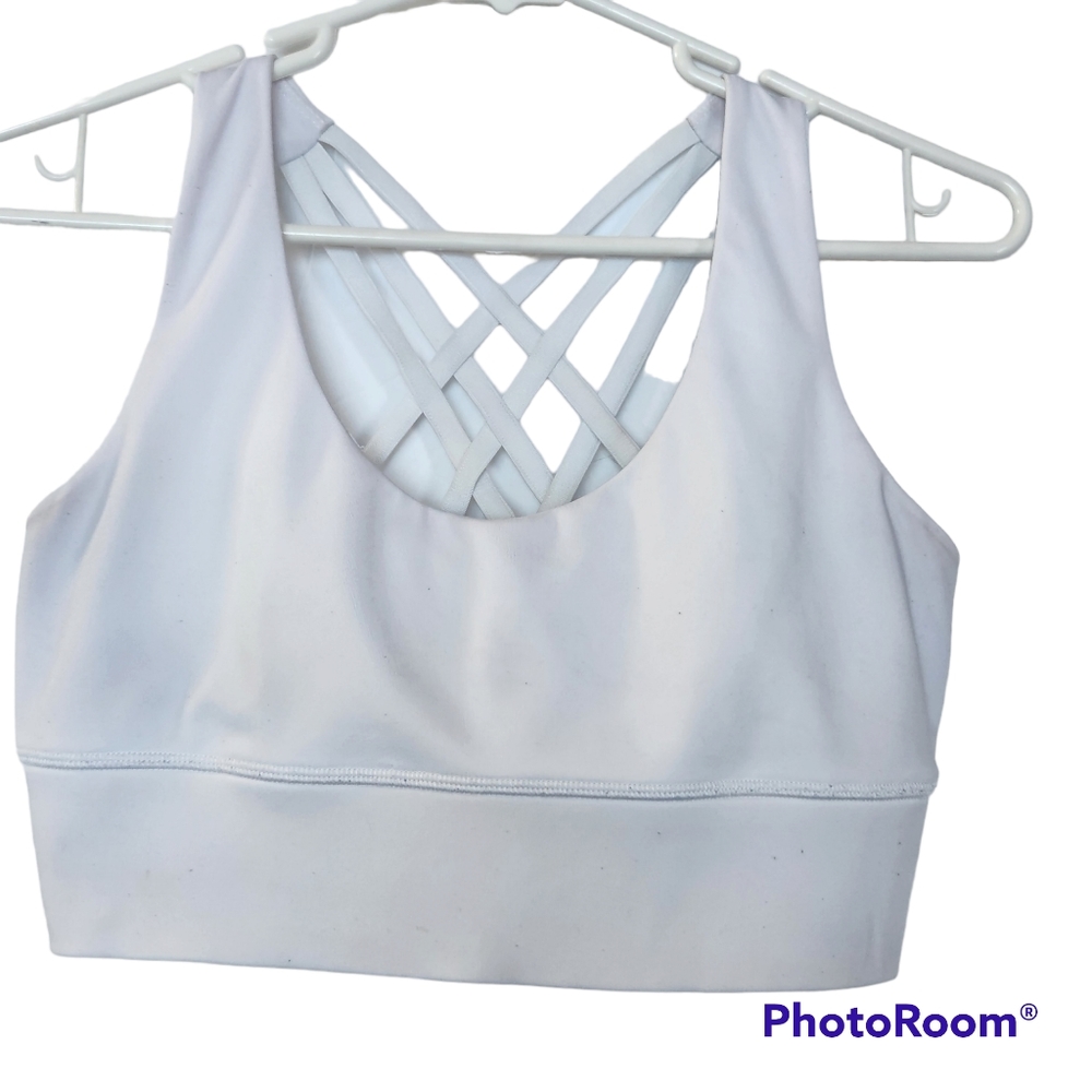 Lioness Womens White Active/Athletic Sports Bra XL